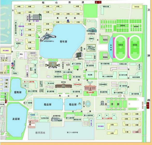 南开大学校园地图